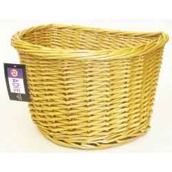 ADIE D Shape Wicker Basket 16 inch